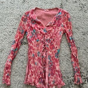 Floral Pink Women's Top
